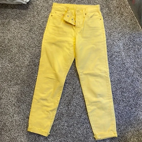 Levi's Jeans Levis Yellow Jeans Poshmark